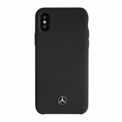 Funda para teléfono Mercedes-Benz para iPhone Xs Max Funda de silicona líquida suave con interior de microfibra suave, puertos d