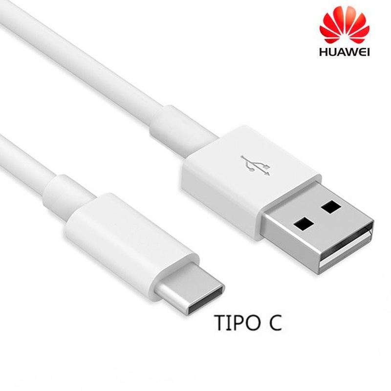 CABLE HUAWEI TIPO C A USB 5.0 A 1 METRO BLANCO