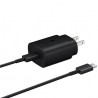 Cargador 25W Super fast charger SAMSUNG tipo C