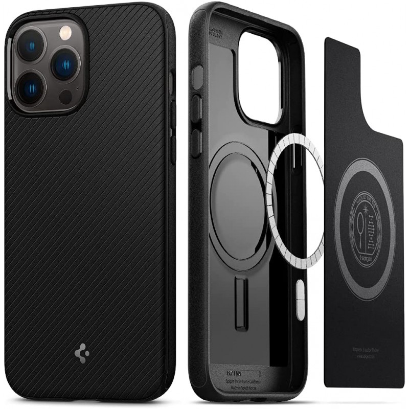 Protector rígido iPhone 13 Pro con cubre cámara color negro - en Cellular  Center