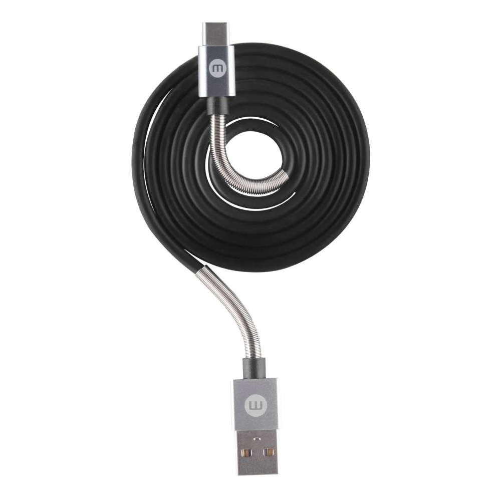 CABLE MOBO TWIST TIPO (C-USB A)  NEGRO 1 METRO