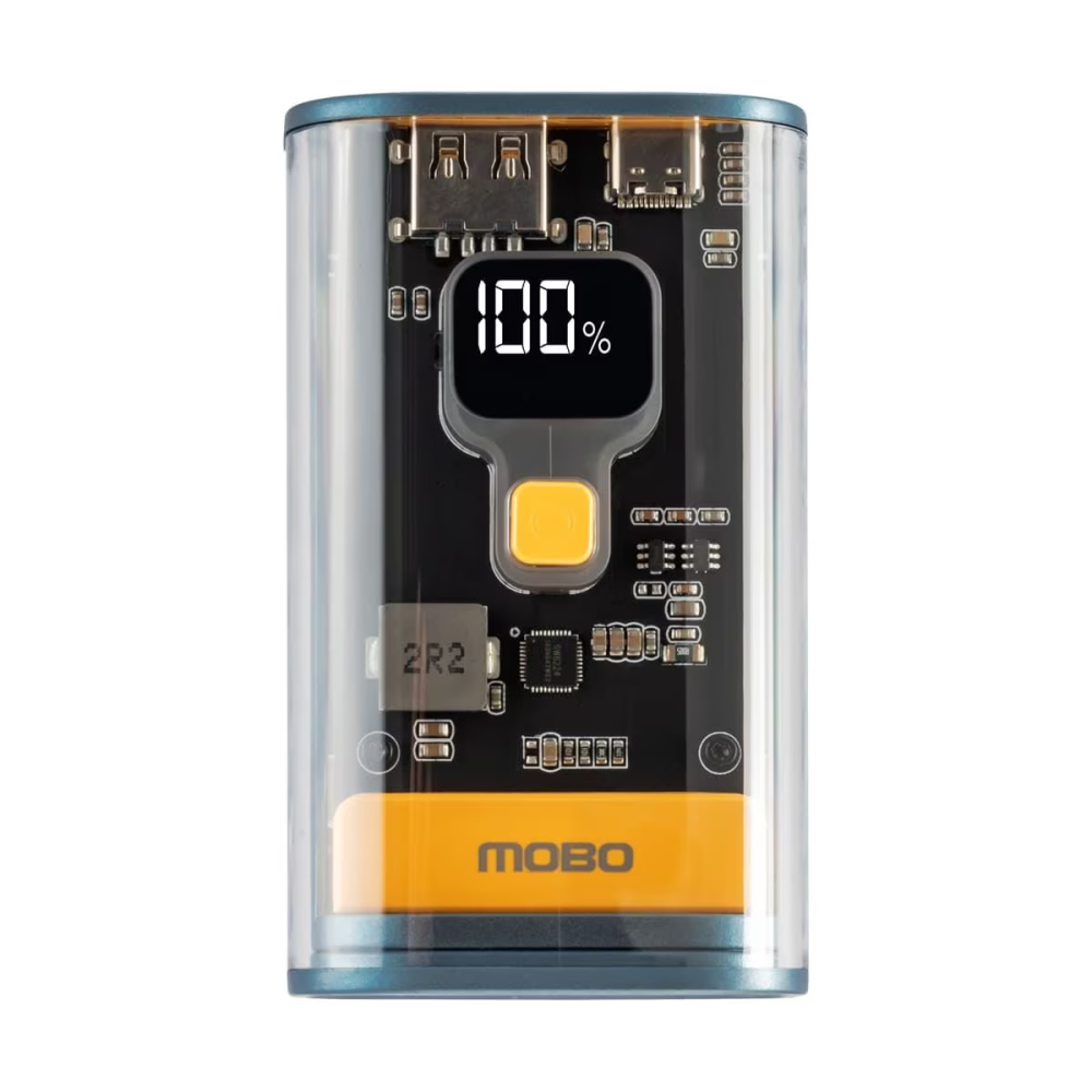 BATERIA PORTATIL MOBO CYBER 10000 MAH GRIS 3A/22.5W