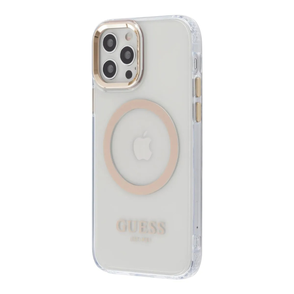 PROTECTOR GUESS OUTLINE MAGSAFE ORO IPHONE 12 PRO/12