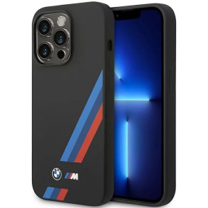 PROTECTOR BMW SLANTED TRICOLOR NEGRO IPHONE 14 PRO MAX