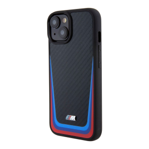 PROTECTOR BMW TRICOLOR TRACK NEGRO IPHONE 15