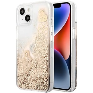 PROTECTOR GUESS GLITTER GOLD IPHONE 14