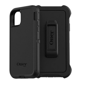 PROTECTOR OTTER BOX DEFENDER NEGRO IPHONE 11 6.1"