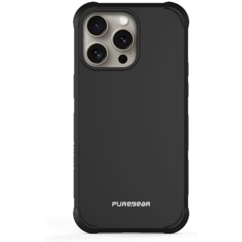 PROTECTOR PUREGEAR DUALTEK NEGRO IPHONE 15 PRO MAX 6.7"