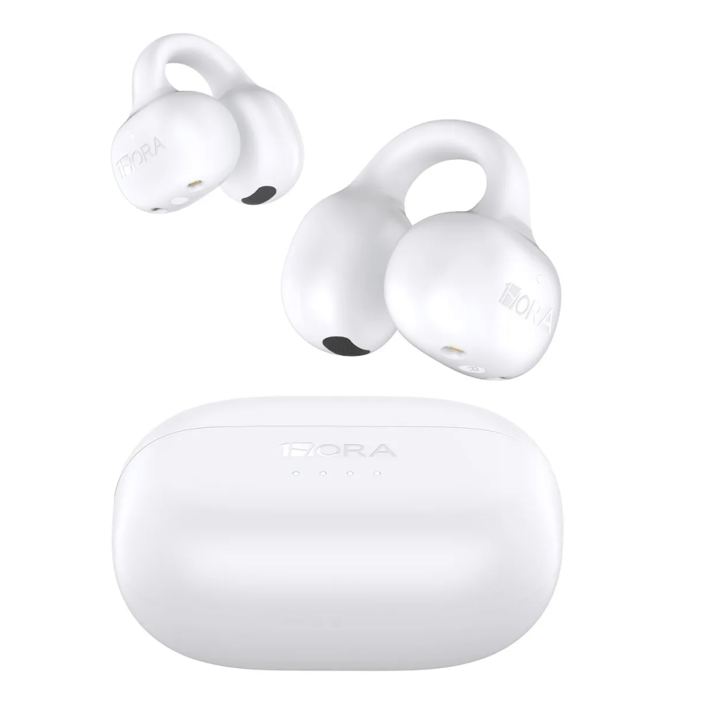 AUDIFONOS BLUETOOTH 1 HORA 5H/USO 16H/EN ESTUCHE BLANCOS AUT210