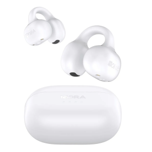 AUDIFONOS BLUETOOTH 1 HORA 5H/USO 16H/EN ESTUCHE BLANCOS AUT210