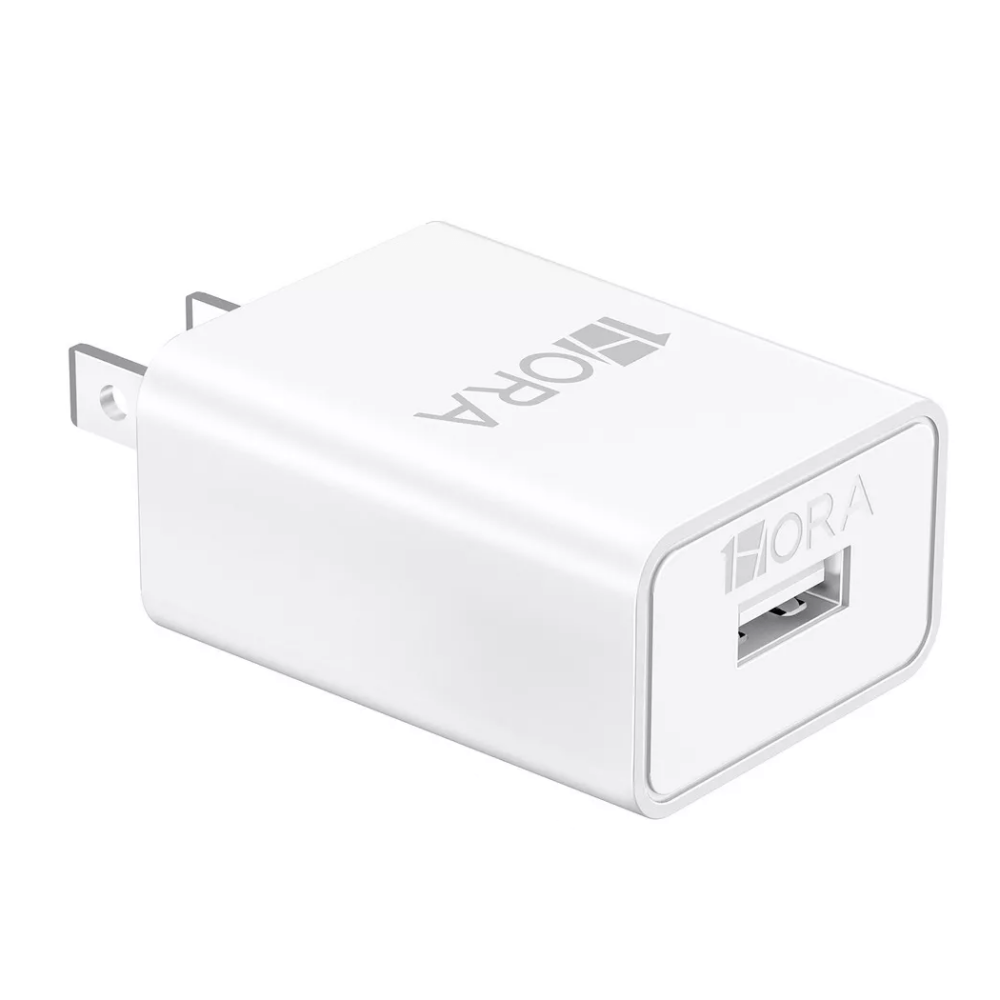 ADAPTADOR 1 HORA USB A BLANCO 10W