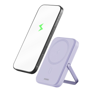 Batería Portátil Inalámbrica Mobo Bud 5000 Mah Lila 20W