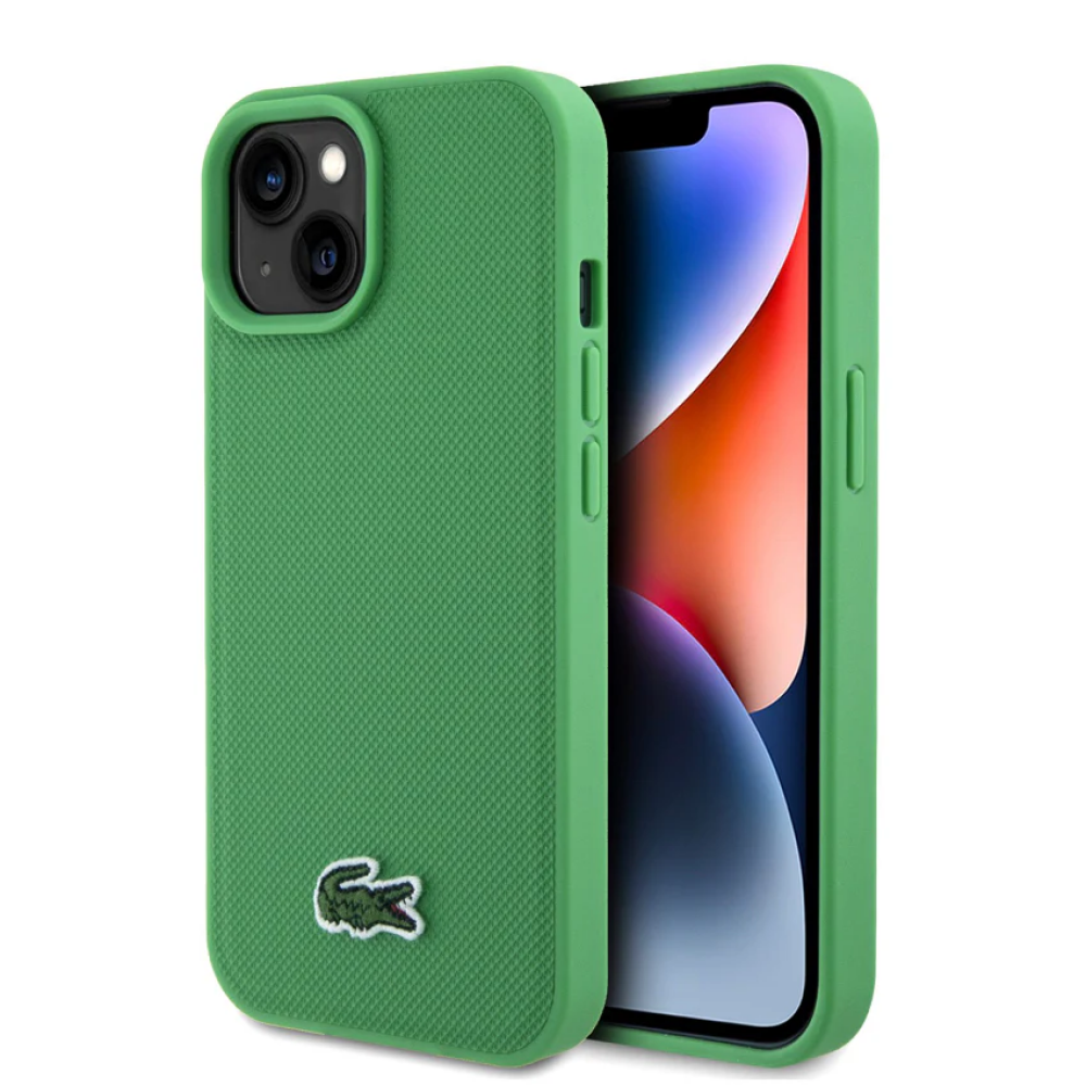 PROTECTOR LACOSTE MAGSAFE ICONIC VERDE IPHONE 15