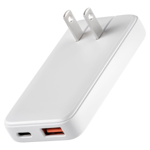 CARGADOR DE PARED MOBO RAZZO 2 PUERTOS 1A+1C BLANCO 33W