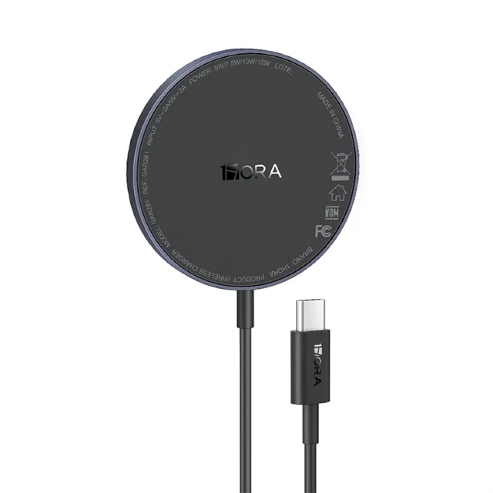 CARGADOR 1 HORA INALAMBRICO MAGENTICO 15W GAR 281