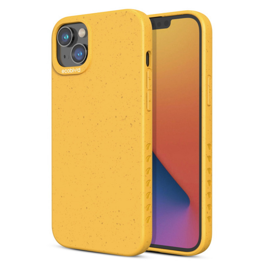 Funda ecologica ECOBLVD Sequoia para iPhone 14 - Amarillo