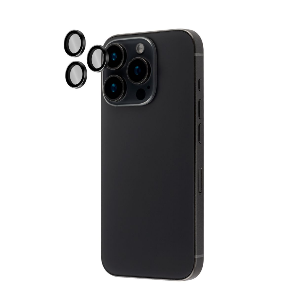 PROTECTOR DE CAMARA MOBO SAFE NEGRO IPHONE 16 PRO/16 PRO MAX
