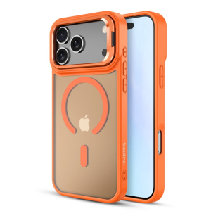 CARATULA INFRAME TIPO KICKIT MAGSAFE IPHONE 17 PRO MAX ORANGE BASELINE