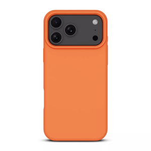 CARATULA SILICON ESSENCE MAGSAFE IPHONE 17 PRO MAX ORANGE BASELINE
