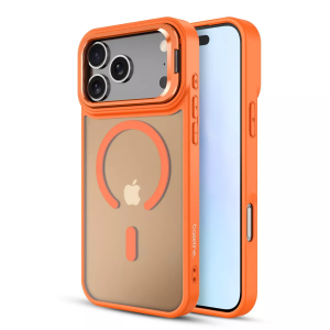 CARATULA INFRAME TIPO KICKIT MAGSAFE IPHONE 17 PRO ORANGE BASELINE