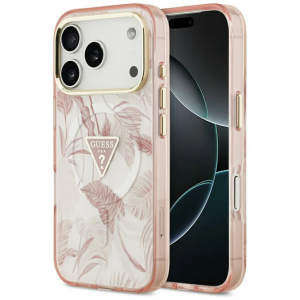 PROTECTOR GUESS LEAVES MAGSAFE ROSA IPHONE 17 PRO MAX