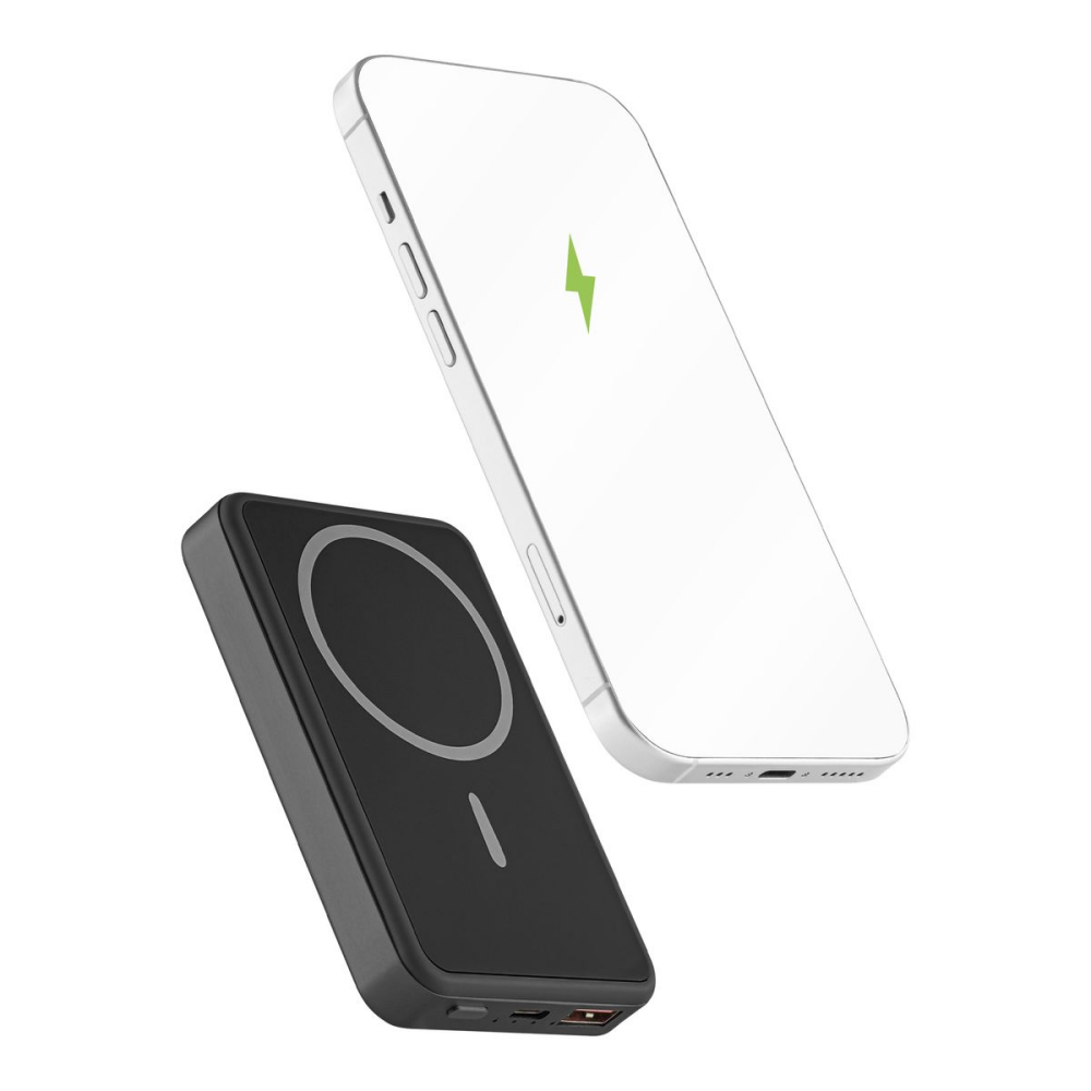 BATERIA PORTATIL MOBO REVOLT 10,000 MAH NEGRO 15W