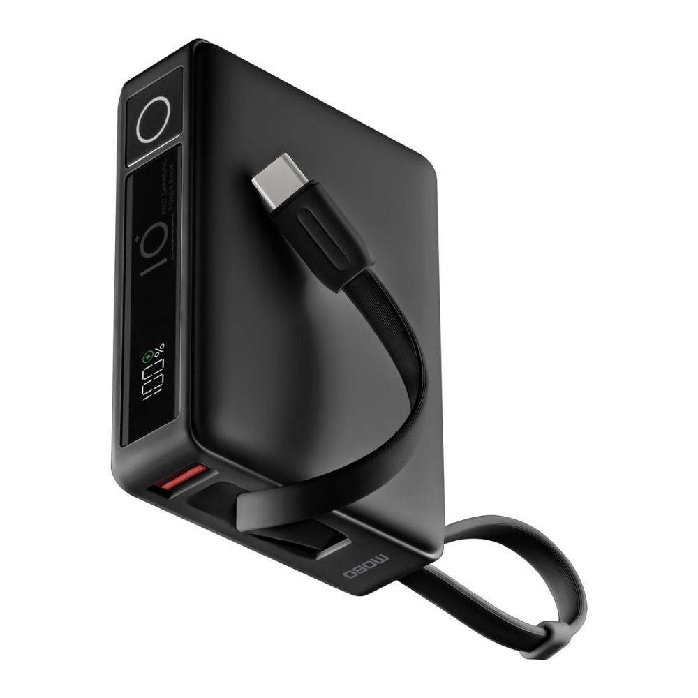 BATERIA PORTATIL MOBO SENTO 10000MAH NEGRO 30W