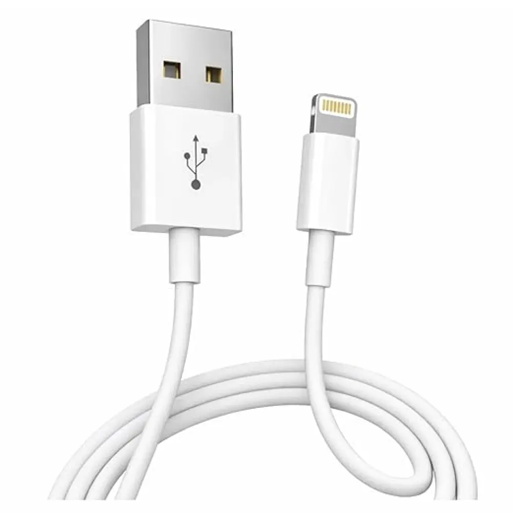 CABLE 1 HORA USB-A TO LIGHTNING 2.1A BLANCO CAB239