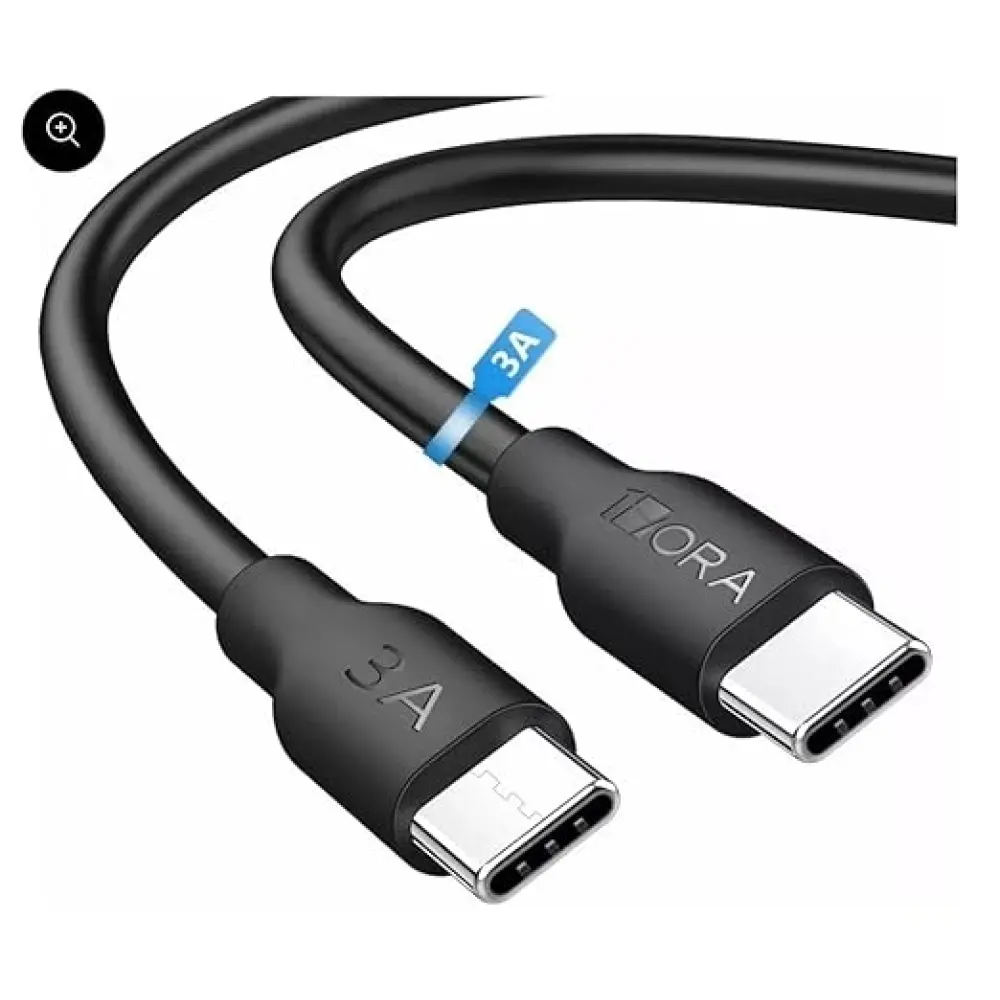 CABLE 1 HORA TIPO C A TIPO C 3A 1METRO NEGRO CAB265