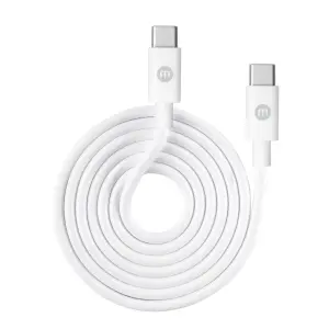 CABLE POWERTIPO C A TIPO C BLANCO 1 METRO 60W 5A